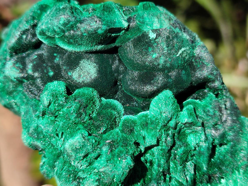 Natural Silky Malachite Specimens x 8 From Kasompe, Congo - Toprock Gemstones and Minerals 