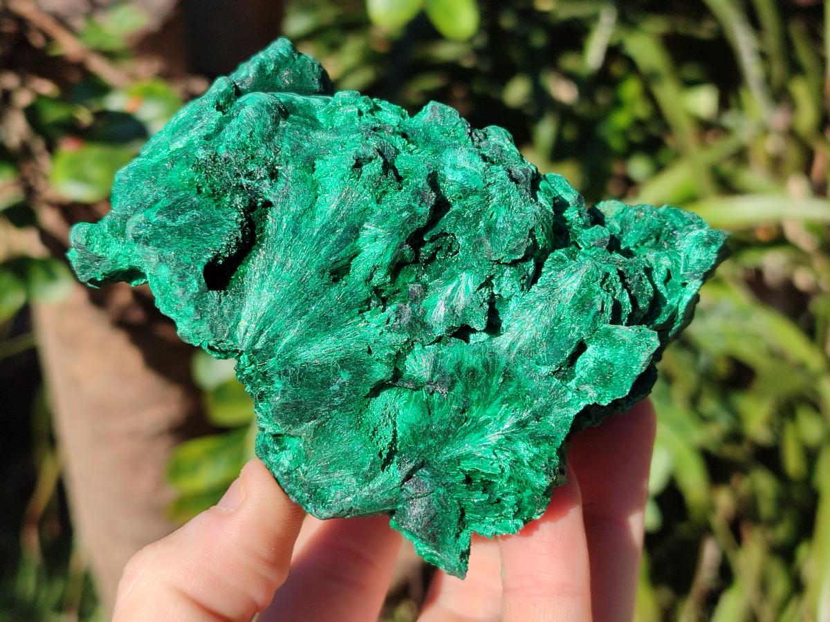 Natural Silky Malachite Specimens x 8 From Kasompe, Congo - Toprock Gemstones and Minerals 