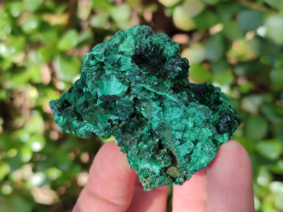 Natural Silky Malachite Specimens x 8 From Kasompe, Congo - Toprock Gemstones and Minerals 