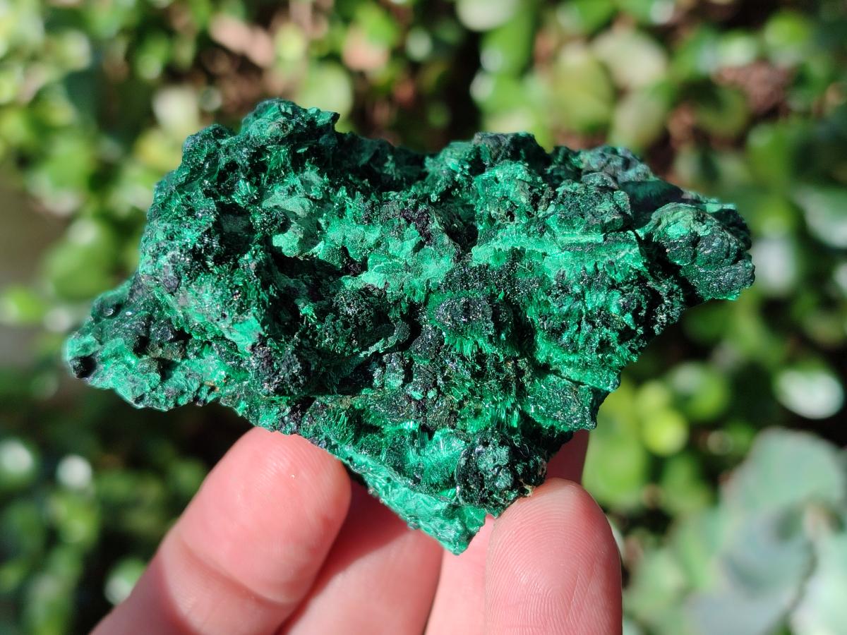 Natural Silky Malachite Specimens x 8 From Kasompe, Congo - Toprock Gemstones and Minerals 