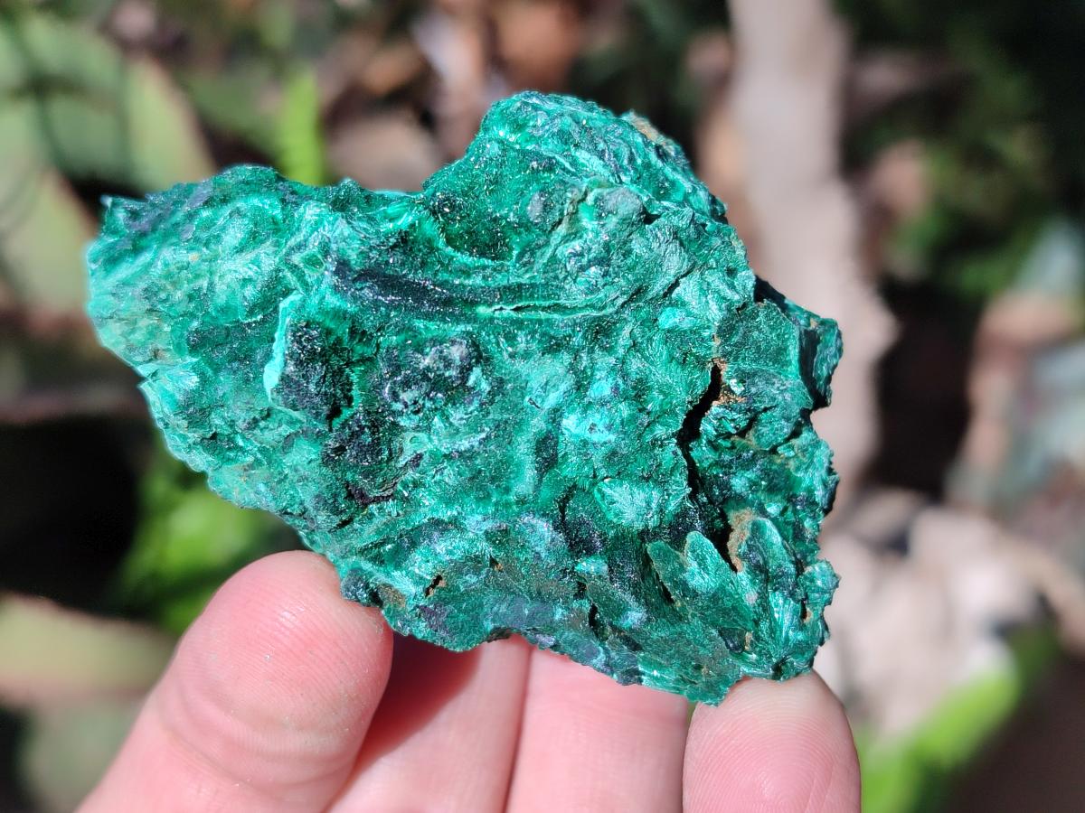 Natural Silky Malachite Specimens x 8 From Kasompe, Congo - Toprock Gemstones and Minerals 