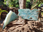 Polished One Side Great Dyke Mtorolite Chrysoprase Slices x 15 From Great Dyke Mountain Range, Zimbabwe - Toprock Gemstones and Minerals 