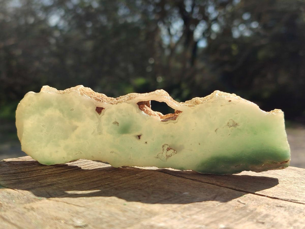 Polished One Side Great Dyke Mtorolite Chrysoprase Slices x 15 From Great Dyke Mountain Range, Zimbabwe - Toprock Gemstones and Minerals 