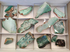 Polished One Side Great Dyke Mtorolite Chrysoprase Slices x 15 From Great Dyke Mountain Range, Zimbabwe - Toprock Gemstones and Minerals 