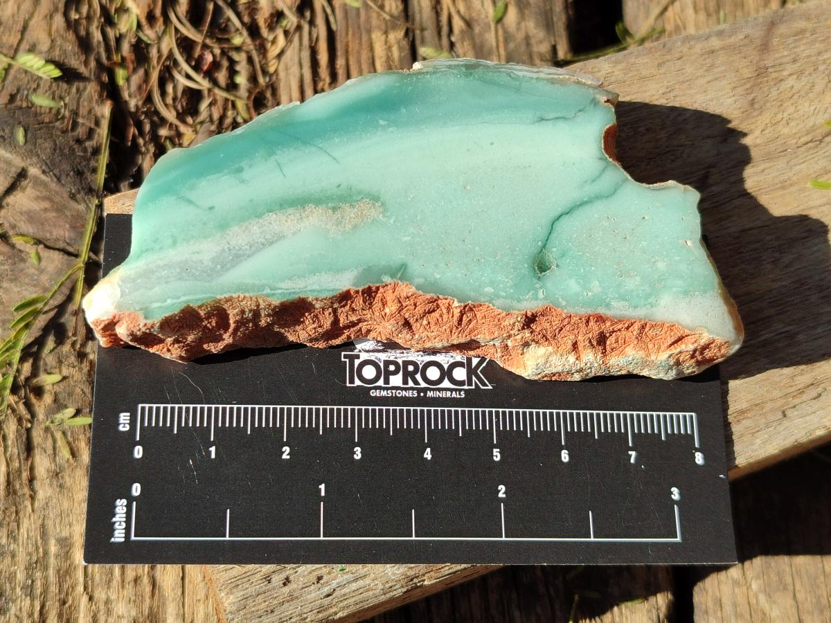 Polished One Side Great Dyke Mtorolite Chrysoprase Slices x 15 From Great Dyke Mountain Range, Zimbabwe - Toprock Gemstones and Minerals 