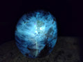 Polished Fluorescent Dendritic White Opal Standing Display Pieces x 3 From Moralambo, Madagascar - Toprock Gemstones and Minerals 