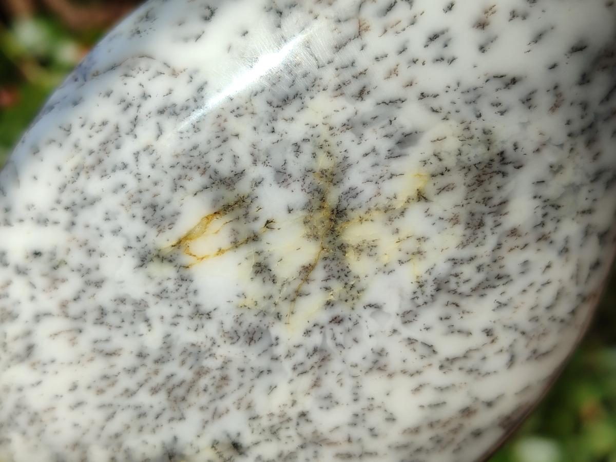 Polished Fluorescent Dendritic White Opal Standing Display Pieces x 3 From Moralambo, Madagascar - Toprock Gemstones and Minerals 