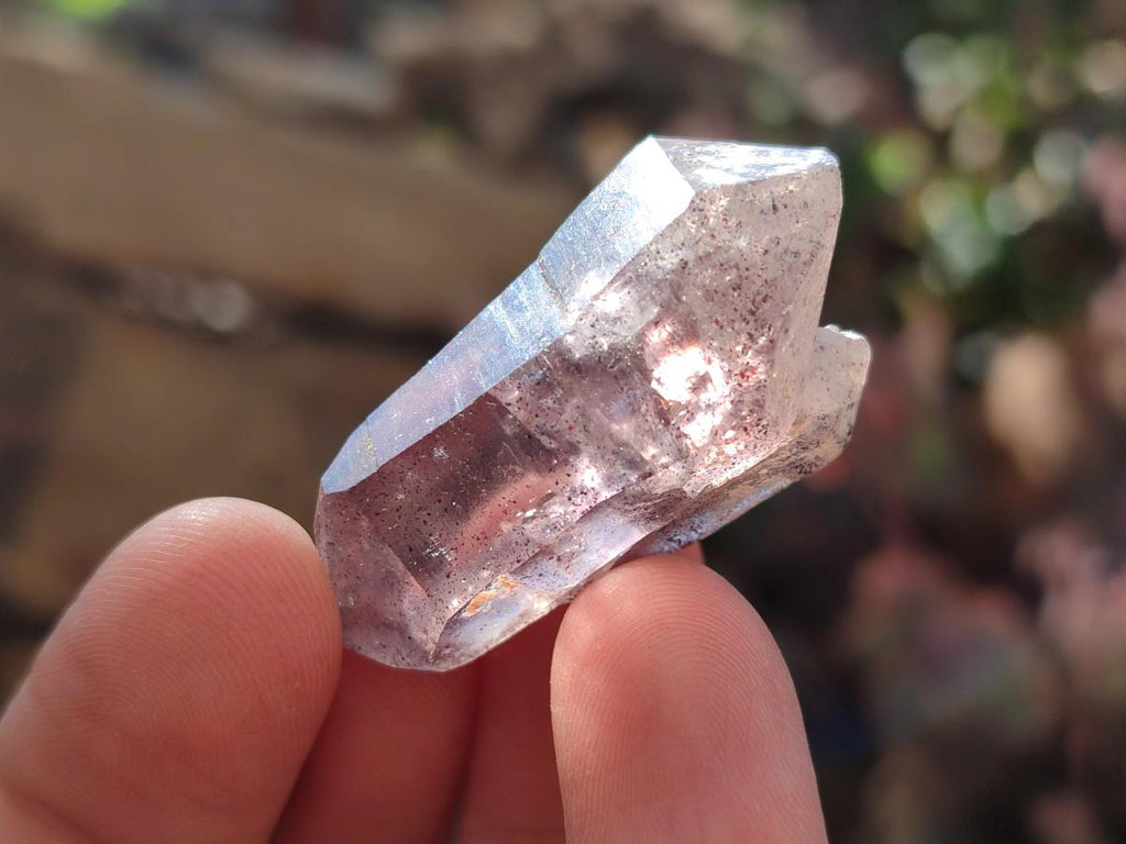 Natural Window Amethyst Crystals x 35 From Chiredzi, Zimbabwe - Toprock Gemstones and Minerals 