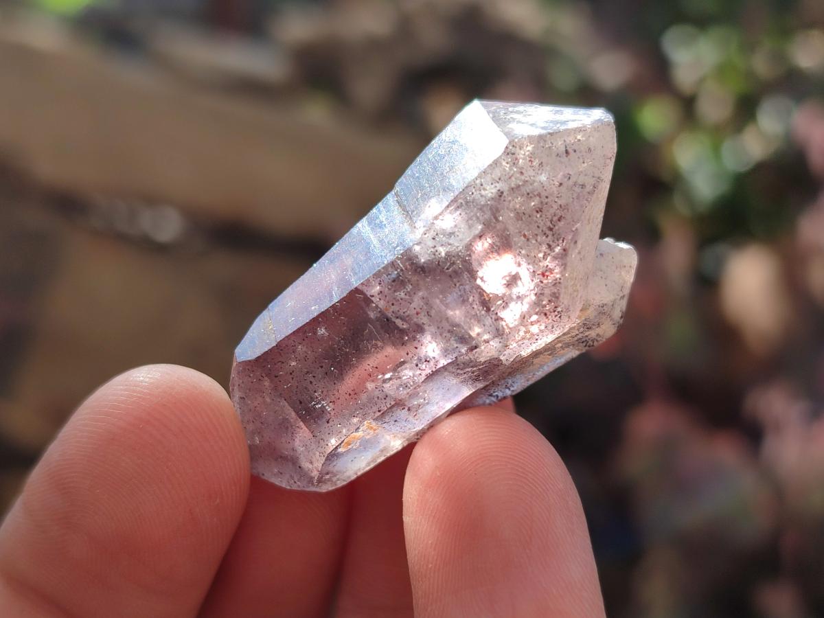 Natural Window Amethyst Crystals x 35 From Chiredzi, Zimbabwe - Toprock Gemstones and Minerals 