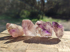 Natural Window Amethyst Crystals x 35 From Chiredzi, Zimbabwe - Toprock Gemstones and Minerals 