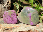Polished Stichtite Free Forms x 4 From Barberton, South Africa - Toprock Gemstones and Minerals 