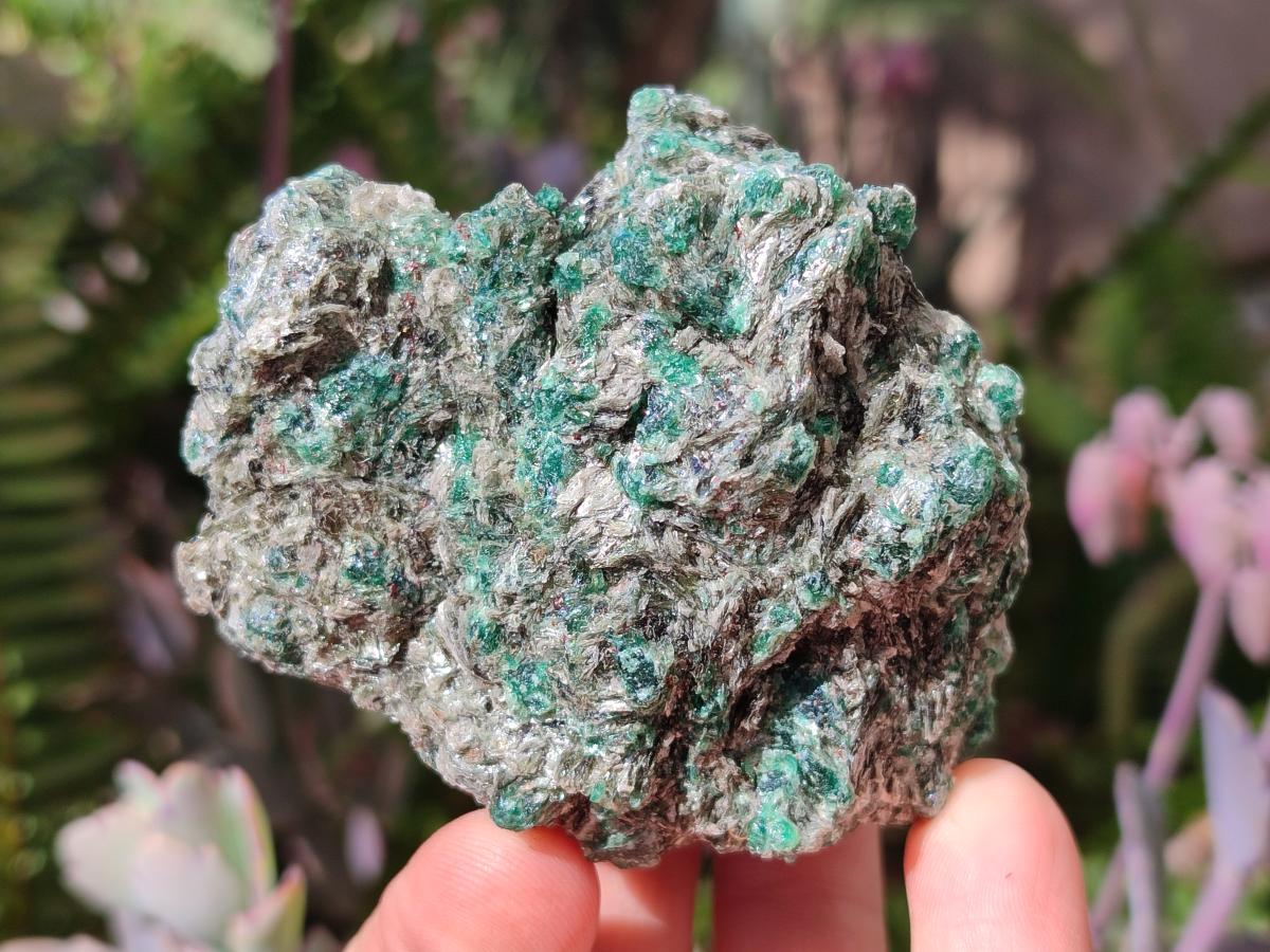 Natural Emerald Mica 'Mutokolite' Cobbed Specimens x 5 From Mutoko, Zimbabwe - Toprock Gemstones and Minerals 