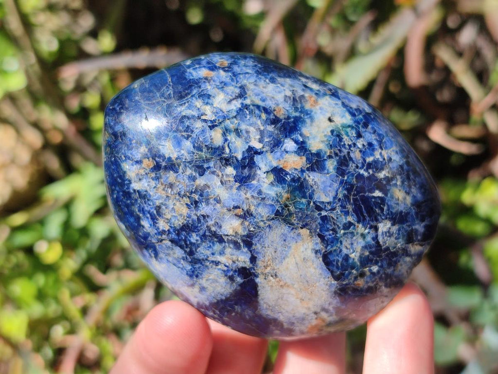Polished Dumortierite Standing Display Pieces x 7 From Madagascar - Toprock Gemstones and Minerals 