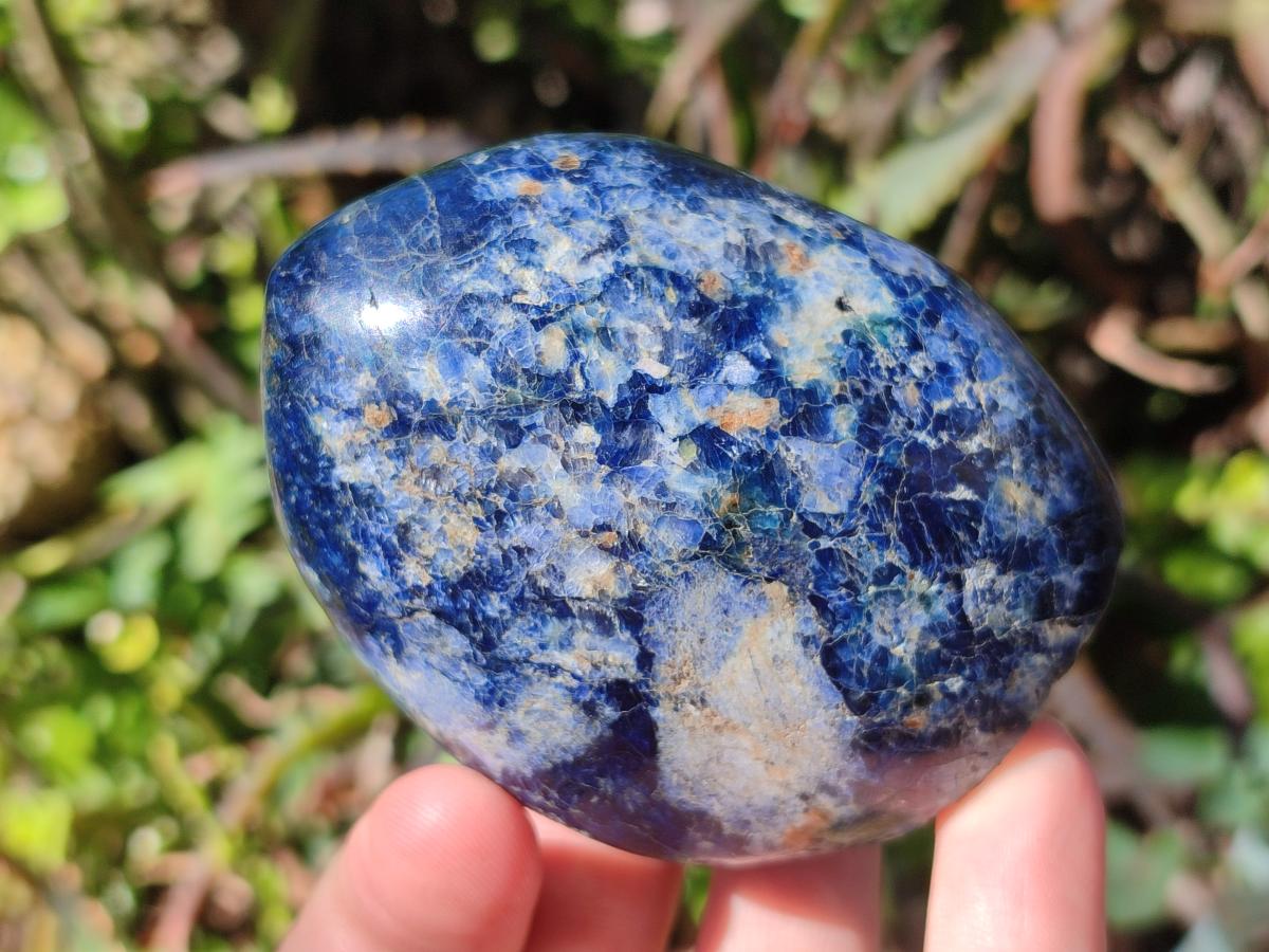 Polished Dumortierite Standing Display Pieces x 7 From Madagascar - Toprock Gemstones and Minerals 