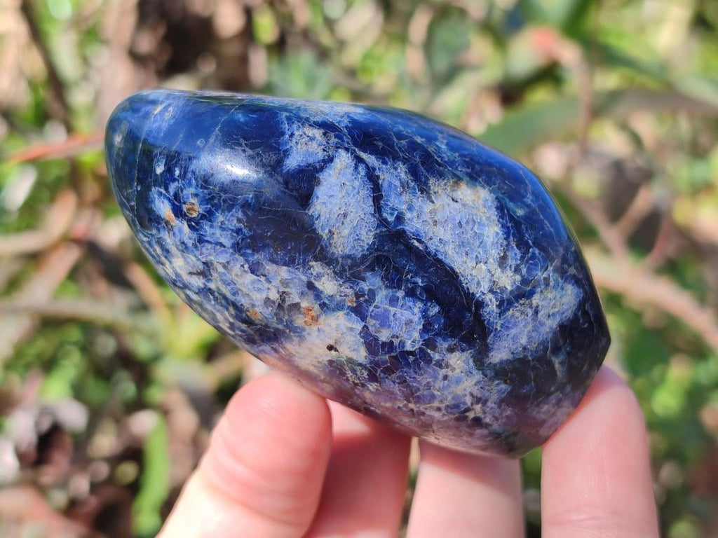 Polished Dumortierite Standing Display Pieces x 7 From Madagascar - Toprock Gemstones and Minerals 