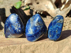 Polished Dumortierite Standing Display Pieces x 7 From Madagascar - Toprock Gemstones and Minerals 