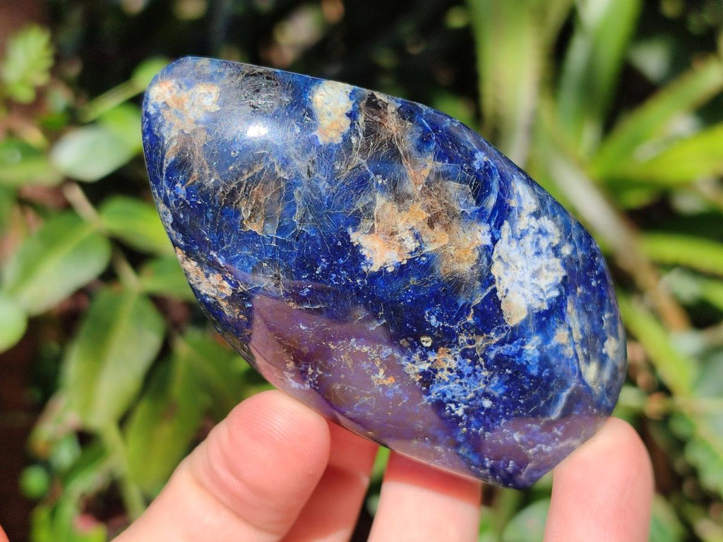 Polished Dumortierite Standing Display Pieces x 7 From Madagascar - Toprock Gemstones and Minerals 