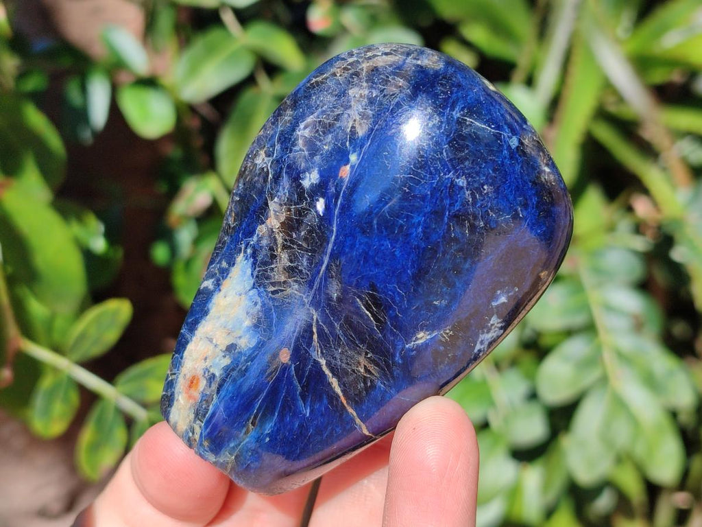 Polished Dumortierite Standing Display Pieces x 7 From Madagascar - Toprock Gemstones and Minerals 