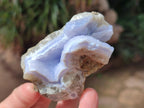 Natural Blue Lace Agate Specimens x 12 From Nsanje, Malawi - Toprock Gemstones and Minerals 