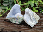 Natural Blue Lace Agate Specimens x 12 From Nsanje, Malawi - Toprock Gemstones and Minerals 