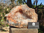 Natural Large Crystalline Agate Geode x 1 From Maintirano, Madagascar - Toprock Gemstones and Minerals 
