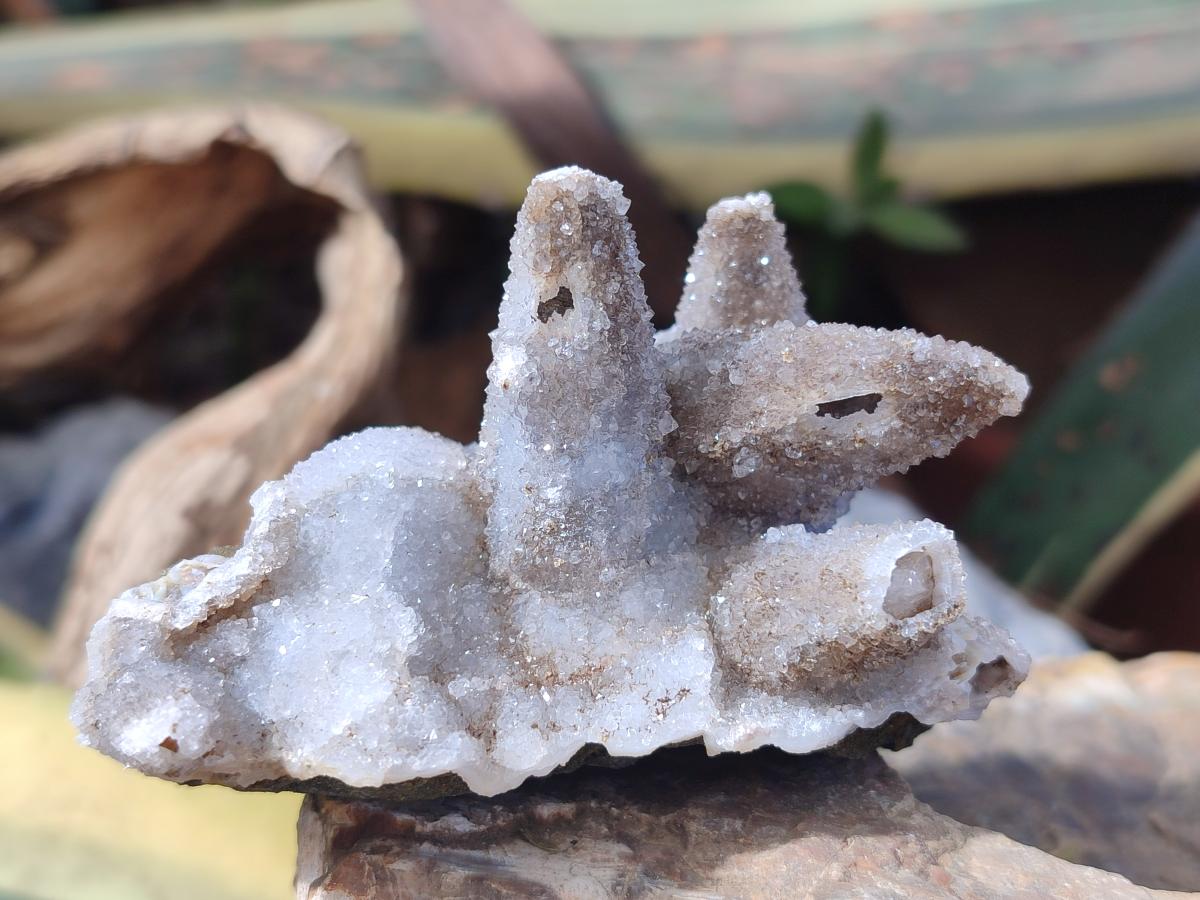 Natural Spearhead Calcite Cluster Specimens x 7 From Albert's Mountain, Lesotho - Toprock Gemstones and Minerals 