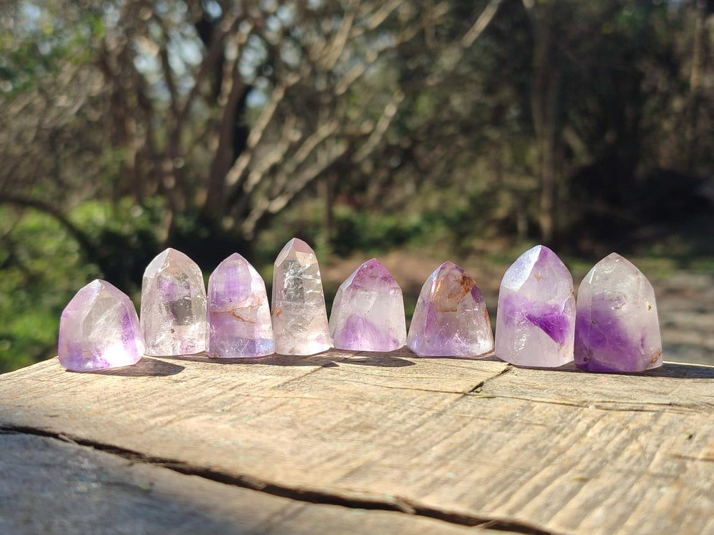 Polished Mini Window Crystals x 35 From Akansobe, Madagascar - Toprock Gemstones and Minerals 