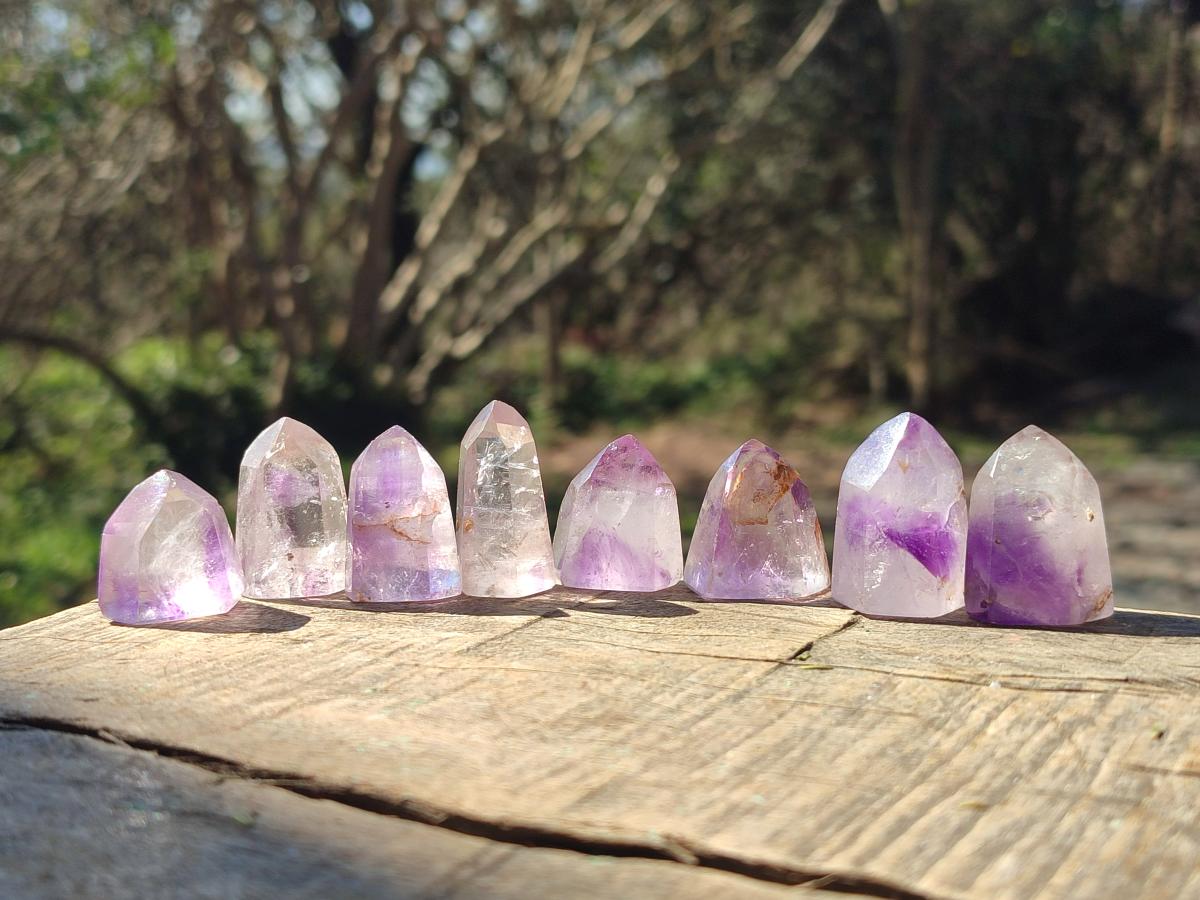 Polished Mini Window Crystals x 35 From Akansobe, Madagascar - Toprock Gemstones and Minerals 