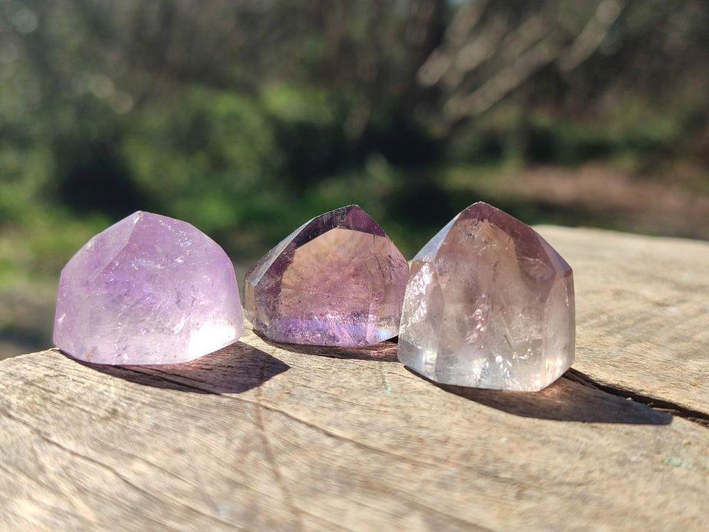 Polished Mini Window Crystals x 35 From Akansobe, Madagascar - Toprock Gemstones and Minerals 