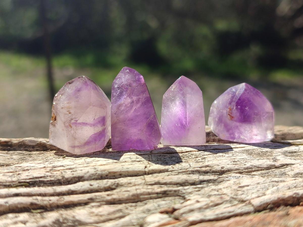 Polished Mini Window Crystals x 35 From Akansobe, Madagascar - Toprock Gemstones and Minerals 