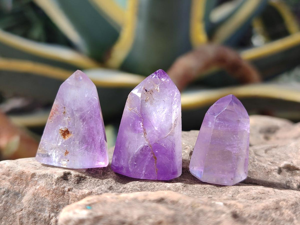 Polished Mini Window Crystals x 35 From Akansobe, Madagascar - Toprock Gemstones and Minerals 