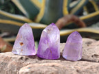 Polished Mini Window Crystals x 35 From Akansobe, Madagascar - Toprock Gemstones and Minerals 