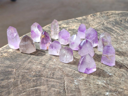 Polished Mini Window Crystals x 35 From Akansobe, Madagascar - Toprock Gemstones and Minerals 