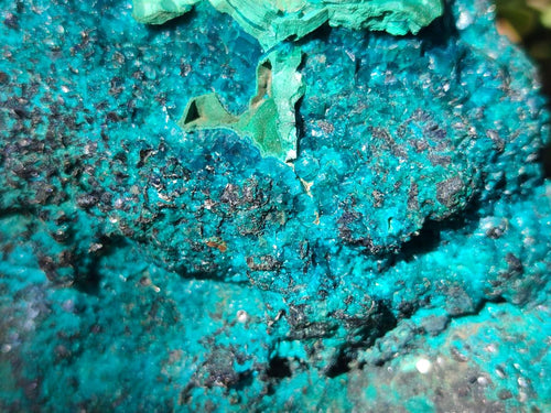 Natural Dioptase Specimens with Malachite and Chrysocolla on Dolomite Matrix x 2 From Mashamba East Mine, Congo - Toprock Gemstones and Minerals 