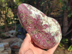 Polished Rubellite Pink Tourmaline Standing Display Pieces x 2 From Ambatondrazaka, Madagascar - Toprock Gemstones and Minerals 