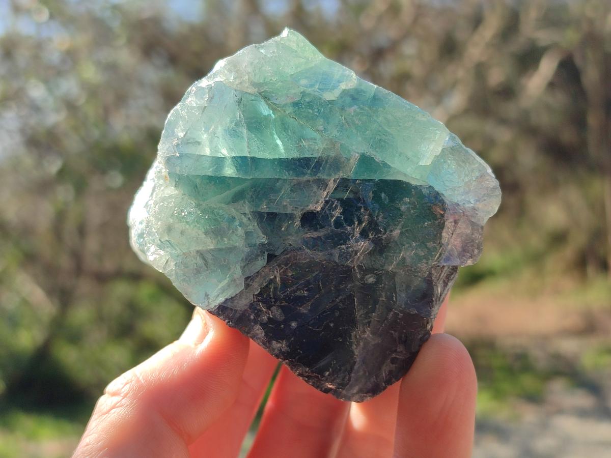 Natural Watermelon Fluorite Cobbed Specimens x 6 From Uis, Namibia - Toprock Gemstones and Minerals 