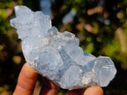 Natural Blue Celestite Specimens x 24 From Sakoany, Madagascar - Toprock Gemstones and Minerals 