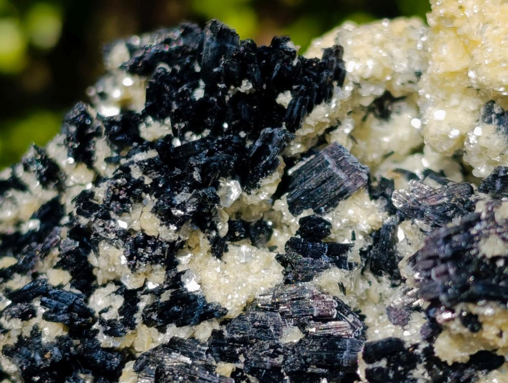 Natural Large Schorl Black Tourmaline Cluster Specimens x 2 From Erongo, Namibia - Toprock Gemstones and Minerals 