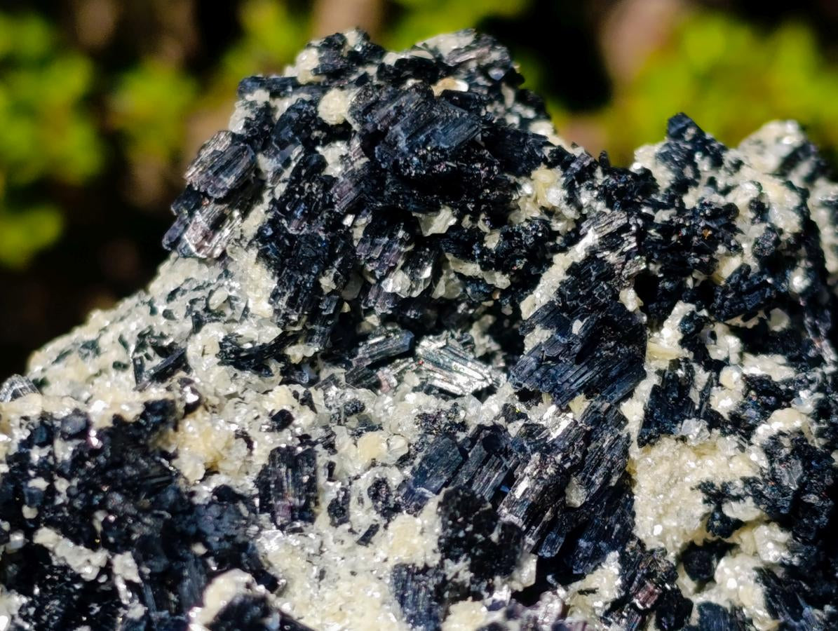 Natural Large Schorl Black Tourmaline Cluster Specimens x 2 From Erongo, Namibia - Toprock Gemstones and Minerals 