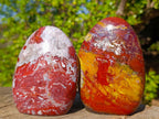 Polished Red Jasper Standing Display Pieces x 3 From Madagascar - Toprock Gemstones and Minerals 