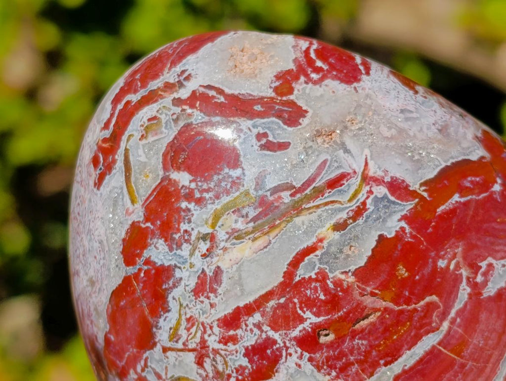 Polished Red Jasper Standing Display Pieces x 3 From Madagascar - Toprock Gemstones and Minerals 