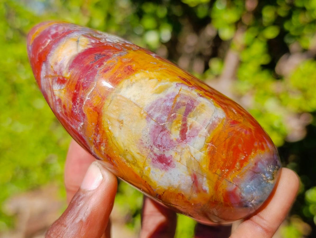 Polished Red Jasper Standing Display Pieces x 3 From Madagascar - Toprock Gemstones and Minerals 
