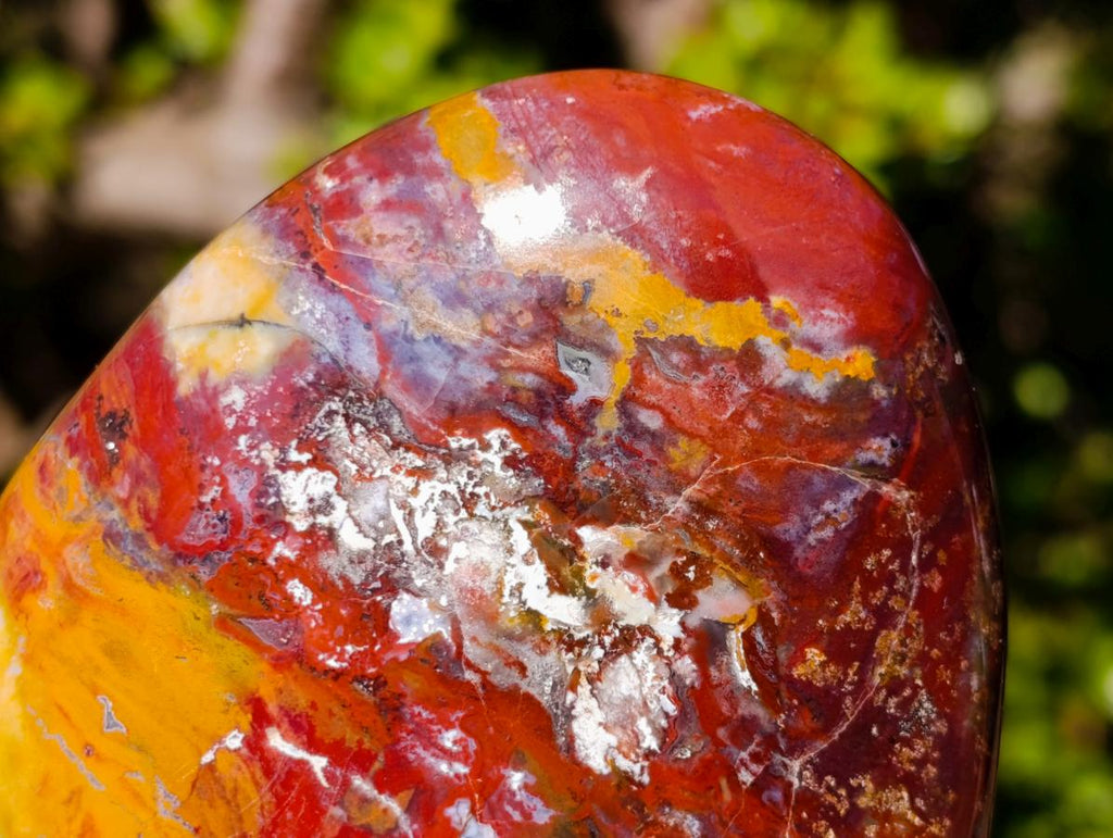 Polished Red Jasper Standing Display Pieces x 3 From Madagascar - Toprock Gemstones and Minerals 