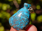 Hand Made Shattuckite Pendants x 24 From Congo - Toprock Gemstones and Minerals 