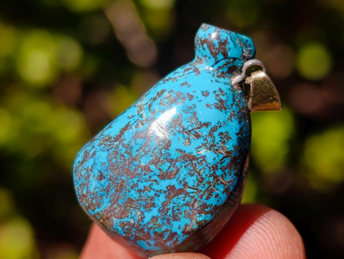 Hand Made Shattuckite Pendants x 24 From Congo - Toprock Gemstones and Minerals 