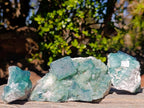 Natural Green Cubic Fluorite Specimens x 5 From Mandrosonoro, Madagascar - Toprock Gemstones and Minerals 
