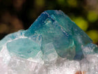 Natural Green Cubic Fluorite Specimens x 5 From Mandrosonoro, Madagascar - Toprock Gemstones and Minerals 