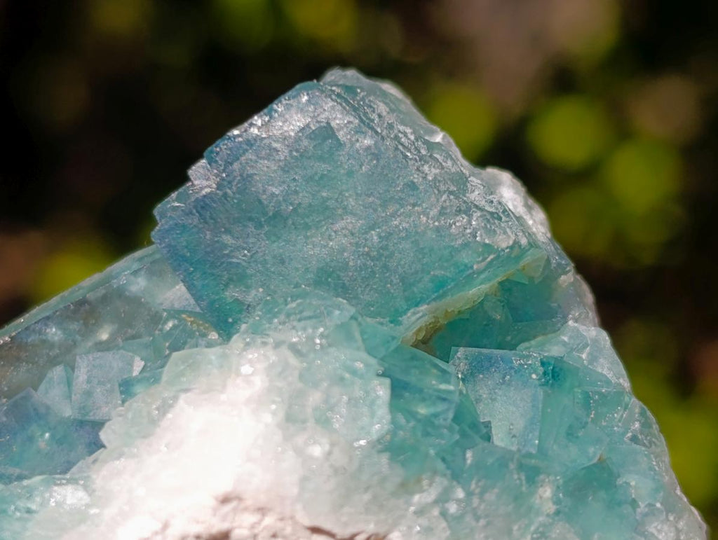 Natural Green Cubic Fluorite Specimens x 5 From Mandrosonoro, Madagascar - Toprock Gemstones and Minerals 