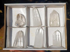 Polished Clear Quartz Crystals x 6 From Madagascar - Toprock Gemstones and Minerals 