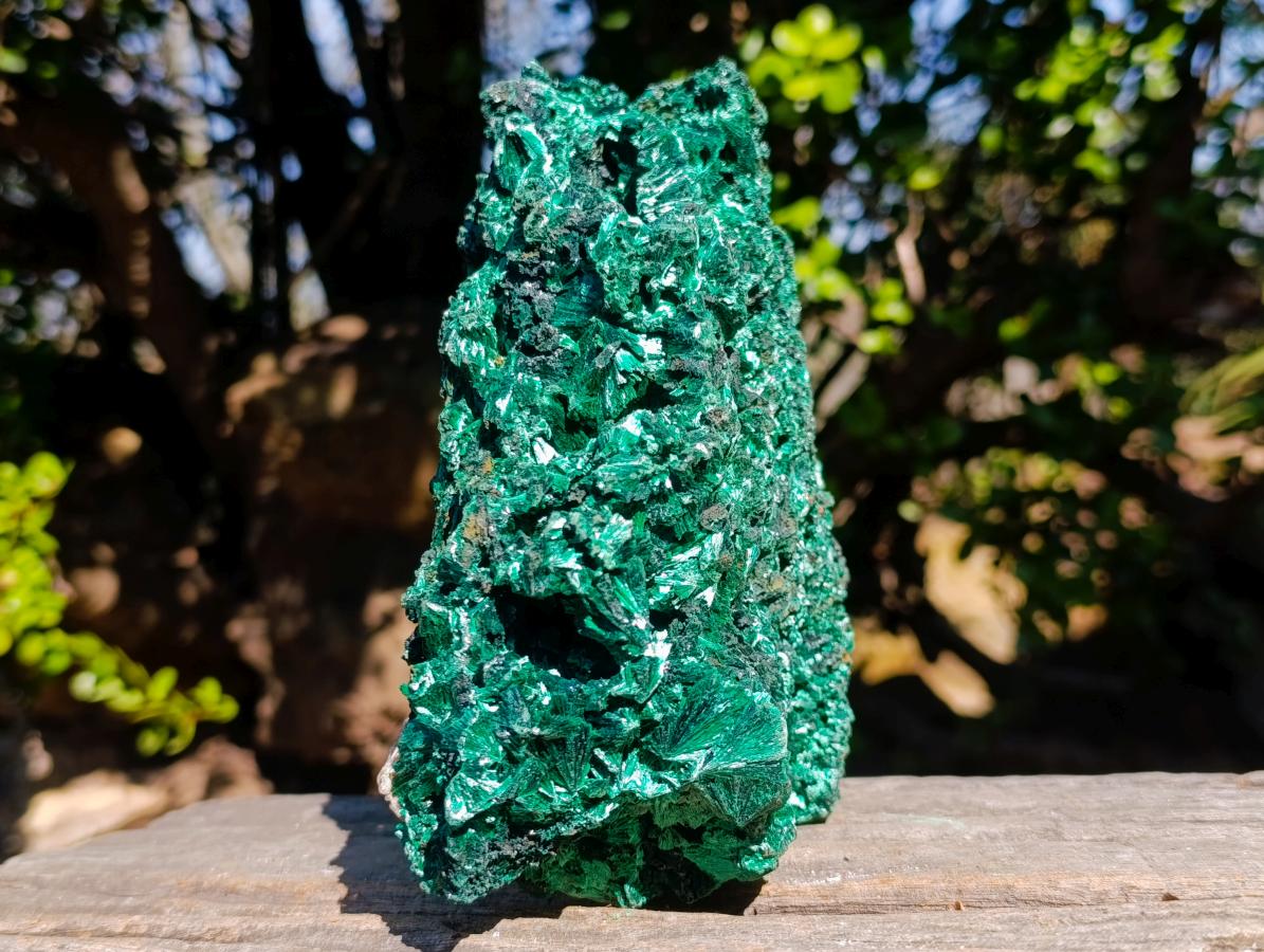 Natural Large Cabinet Size Silky Malachite Specimen x 1 From Kasompe, Congo - Toprock Gemstones and Minerals 